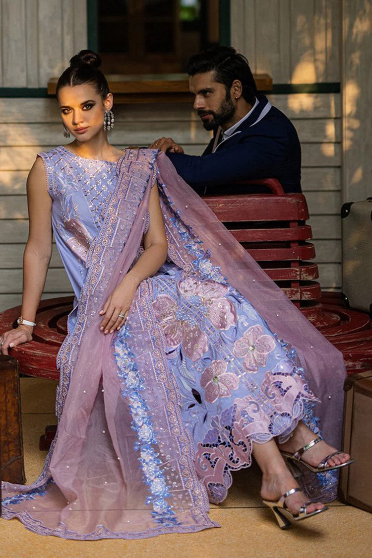 Picture of Mushq - MSF 08 Soleil Orient Express Luxury Lawn Collection - Available at Raja Sahib