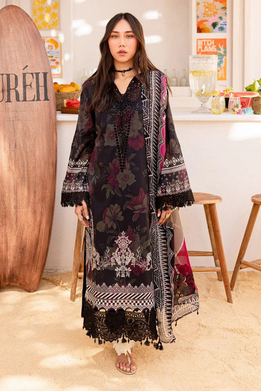 Picture of Nureh - NS 133 Gardenia Embroidered Lawn Collection - Available at Raja Sahib