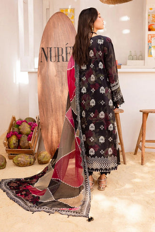 Nureh - NS 133 Gardenia Embroidered Lawn Collection