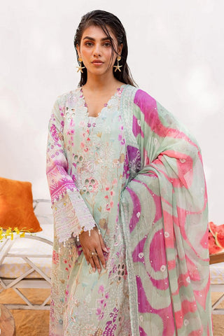 Picture of Nureh - NS 136 Gardenia Embroidered Lawn Collection - Available at Raja Sahib