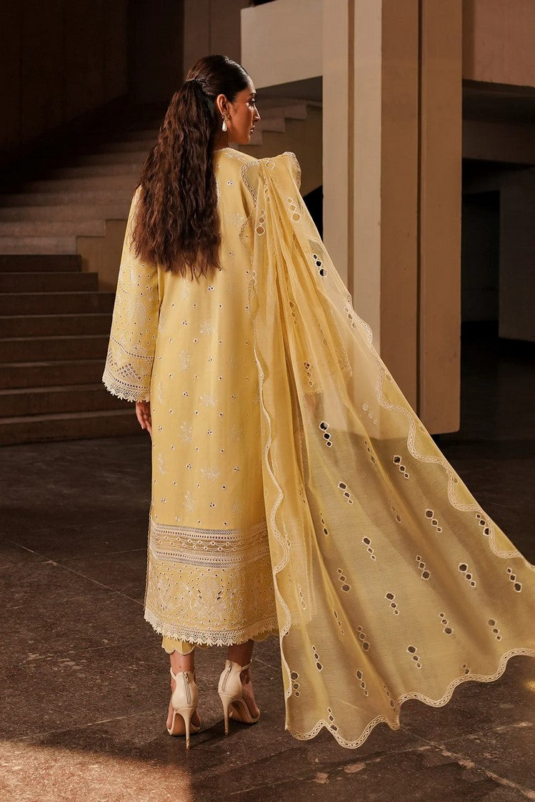 Picture of Afrozeh - Canary AL-24-V4-01 Chikankari Lawn Festive Collection - Available at Raja Sahib