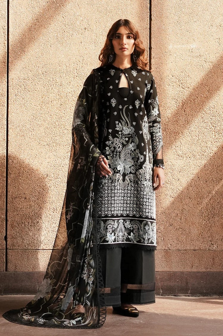 Picture of Afrozeh - Caviar AL-24-V4-05 Chikankari Lawn Festive Collection - Available at Raja Sahib