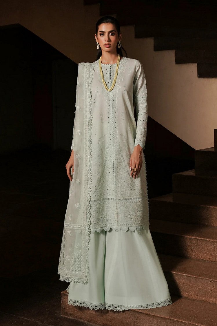 Picture of <!--adx-->Afrozeh - Celadon AL-24-V4-06 Chikankari Lawn Festive Collection - Available at Raja Sahib
