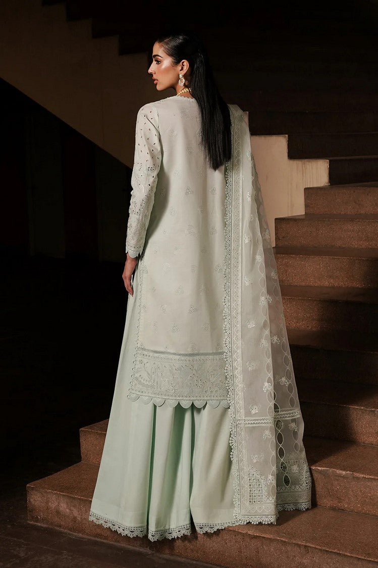 Picture of Afrozeh - Celadon AL-24-V4-06 Chikankari Lawn Festive Collection - Available at Raja Sahib