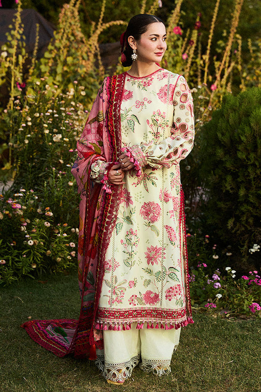 Picture of Hussain Rehar - 11 Gleam Spring Summer Lawn Collection - Available at Raja Sahib