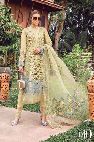 Picture of Maria B - Design 10 Luxury Lawn Eid 2 Edition - Available at Raja Sahib