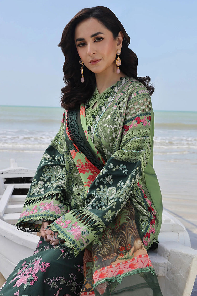 Picture of <!--adt-->Maryam Hussain - L24-01 GARDENIA Meer Luxury Lawn Collection - Available at Raja Sahib