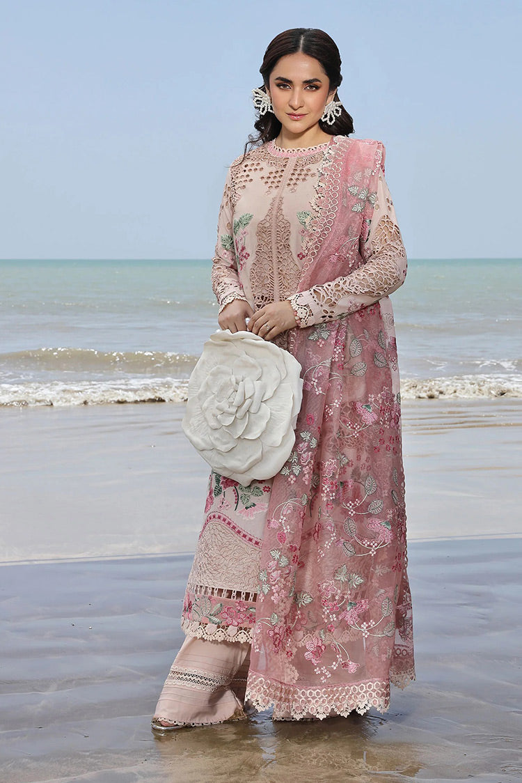 Picture of Maryam Hussain - L24-03 MAYA Meer Luxury Lawn Collection - Available at Raja Sahib