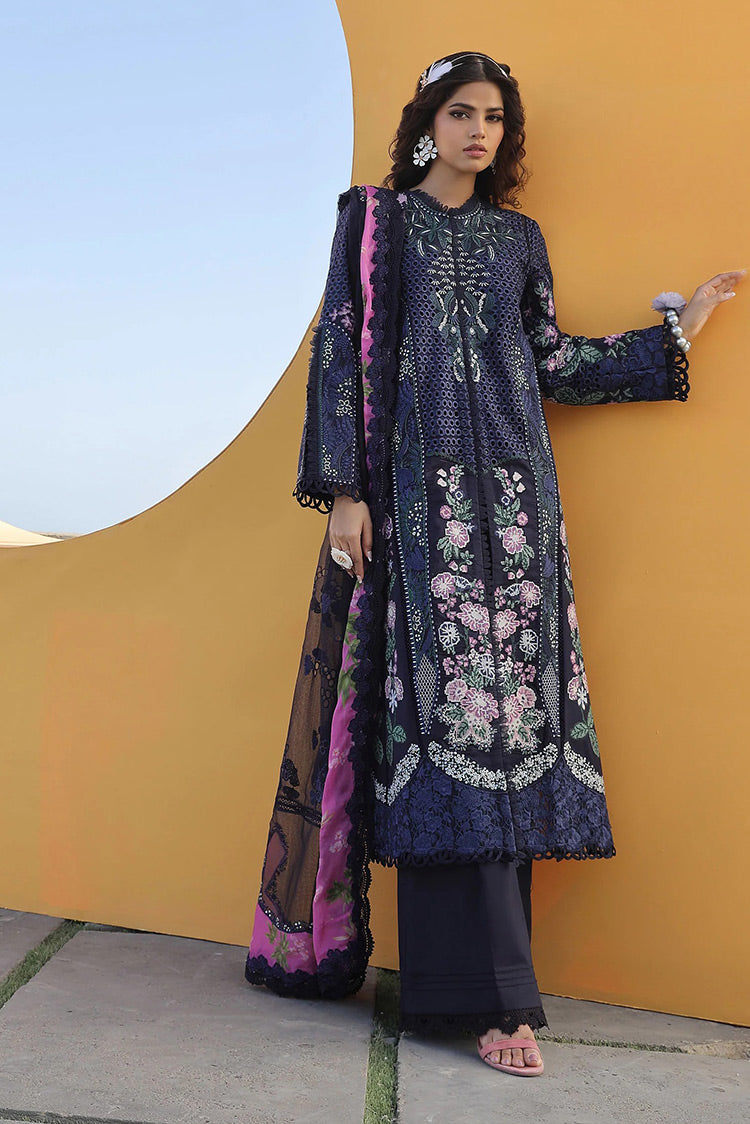 Picture of Maryam Hussain - L24-08 ZOYA Meer Luxury Lawn Collection - Available at Raja Sahib