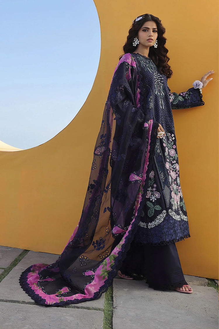 Picture of <!--adr-->Maryam Hussain - L24-08 ZOYA Meer Luxury Lawn Collection - Available at Raja Sahib