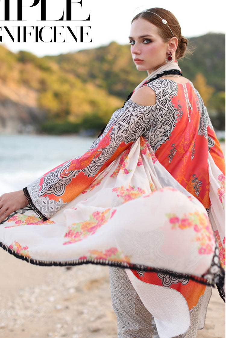 Picture of Charizma - CP4-49 C Prints Printed Lawn Collection Vol 6 - Available at Raja Sahib