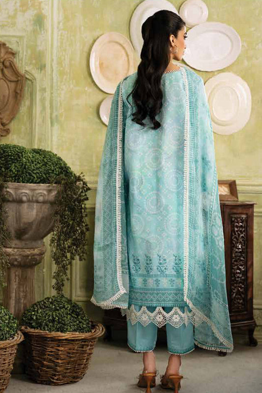 Picture of Roheenaz - RNP 03B Mirage Flora Printed Lawn Collection - Available at Raja Sahib