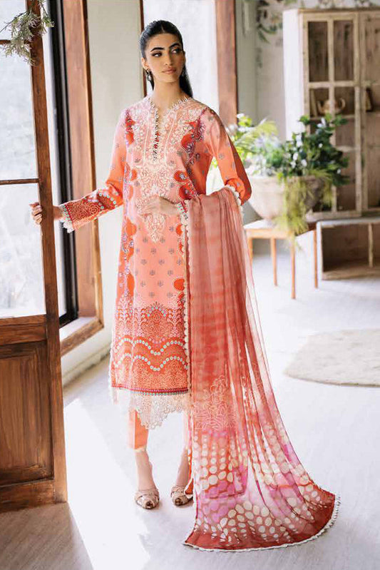 Picture of Roheenaz - RNP 04B Serenade Flora Printed Lawn Collection - Available at Raja Sahib