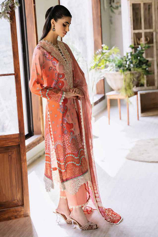 Picture of Roheenaz - RNP 04B Serenade Flora Printed Lawn Collection - Available at Raja Sahib