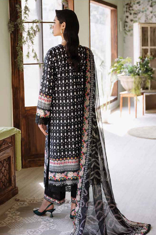 Picture of Roheenaz - RNP 06A Veridian Flora Printed Lawn Collection - Available at Raja Sahib