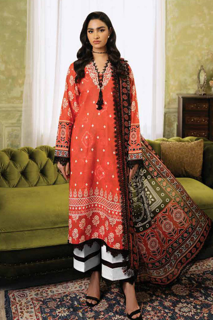 Picture of Roheenaz - RNP 08A Solstice Flora Printed Lawn Collection - Available at Raja Sahib