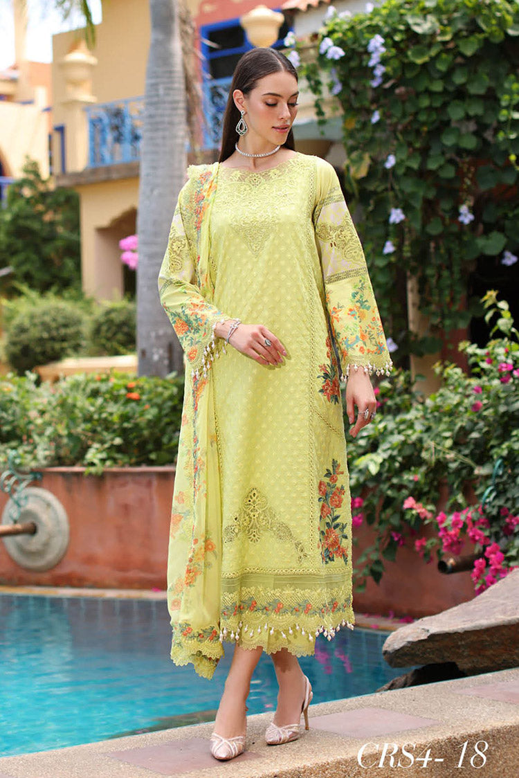 Picture of Charizma - CRS4 18 Reem Embroidered Lawn Collection Vol 2 - Available at Raja Sahib