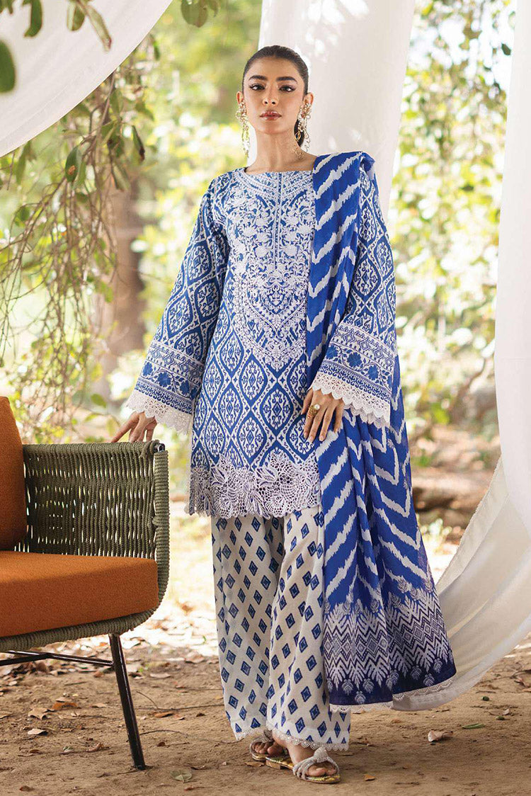 Picture of Zainab Chottani - 4A Leena Tahra Embroidered Lawn Collection - Available at Raja Sahib