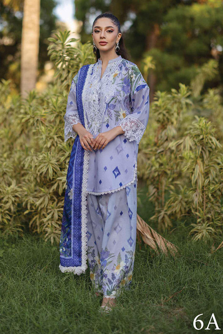 Picture of Zainab Chottani - 6A Raha Tahra Embroidered Lawn Collection - Available at Raja Sahib