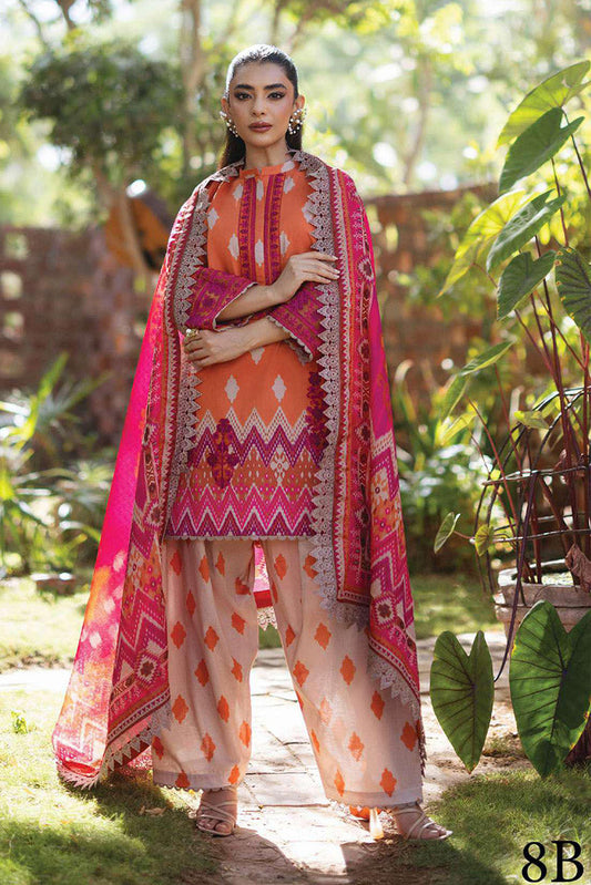 Picture of Zainab Chottani - 8B Liza Tahra Embroidered Lawn Collection - Available at Raja Sahib