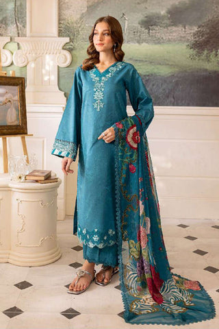 08-PERIWINKLE Seraya Embroidered Lawn Collection
