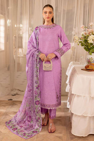 09-VIOLET Seraya Embroidered Lawn Collection
