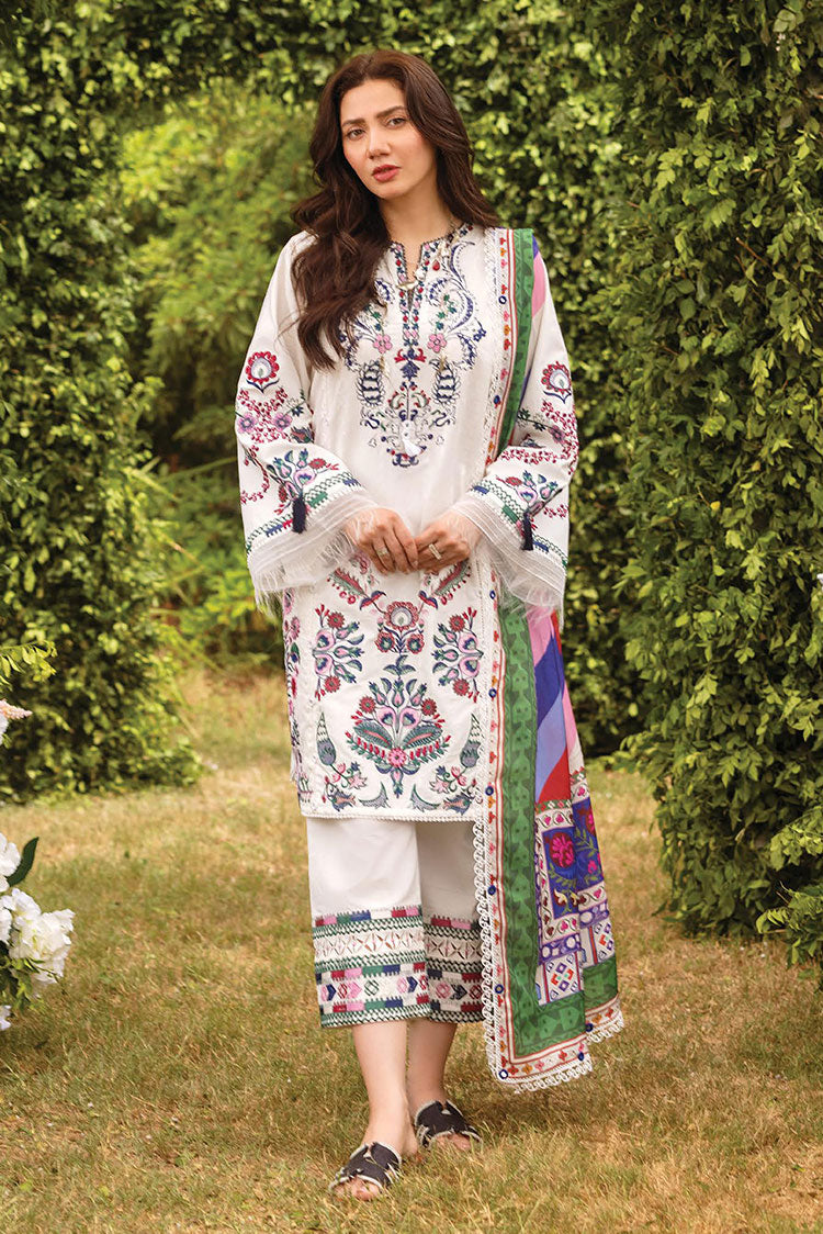 Picture of Sadaf Fawad Khan - 1A SUZANI Siraa Lawn Collection Vol 2 - Available at Raja Sahib