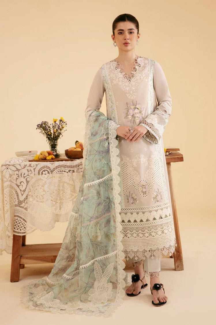 Picture of Qalamkar - SQ 13 AYSEL Qlinekari Summer Lawn Collection - Available at Raja Sahib