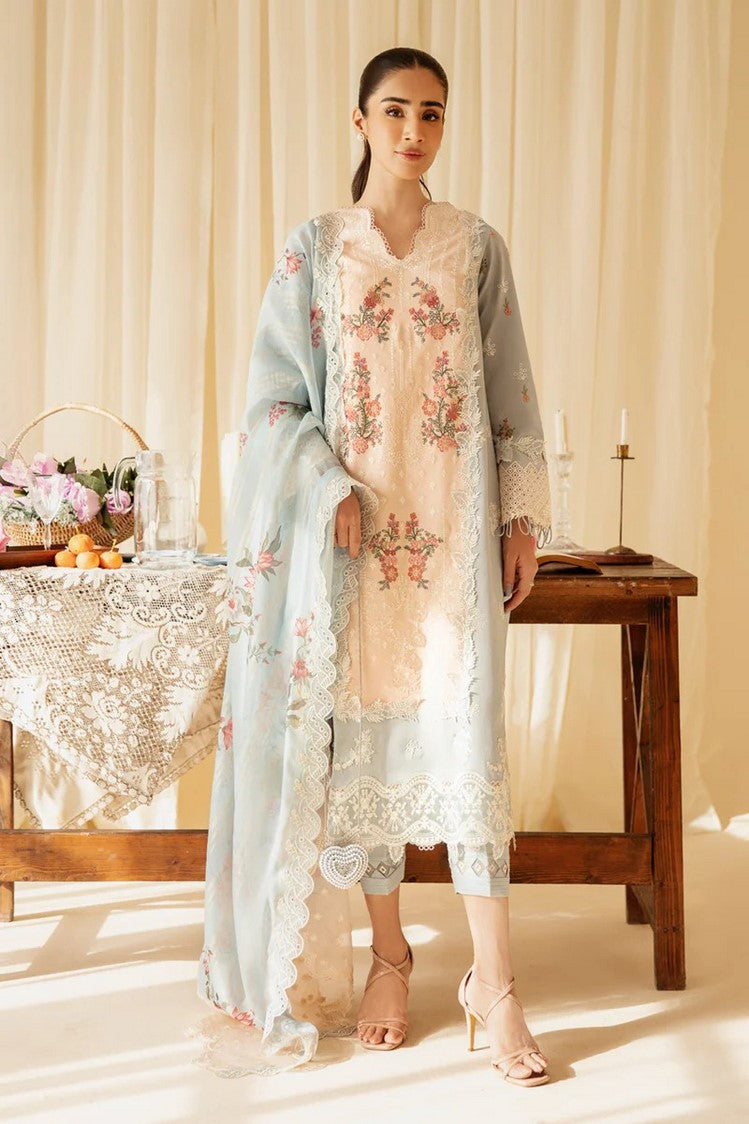 Picture of Qalamkar - SQ 15 NEYLAN Qlinekari Summer Lawn Collection - Available at Raja Sahib