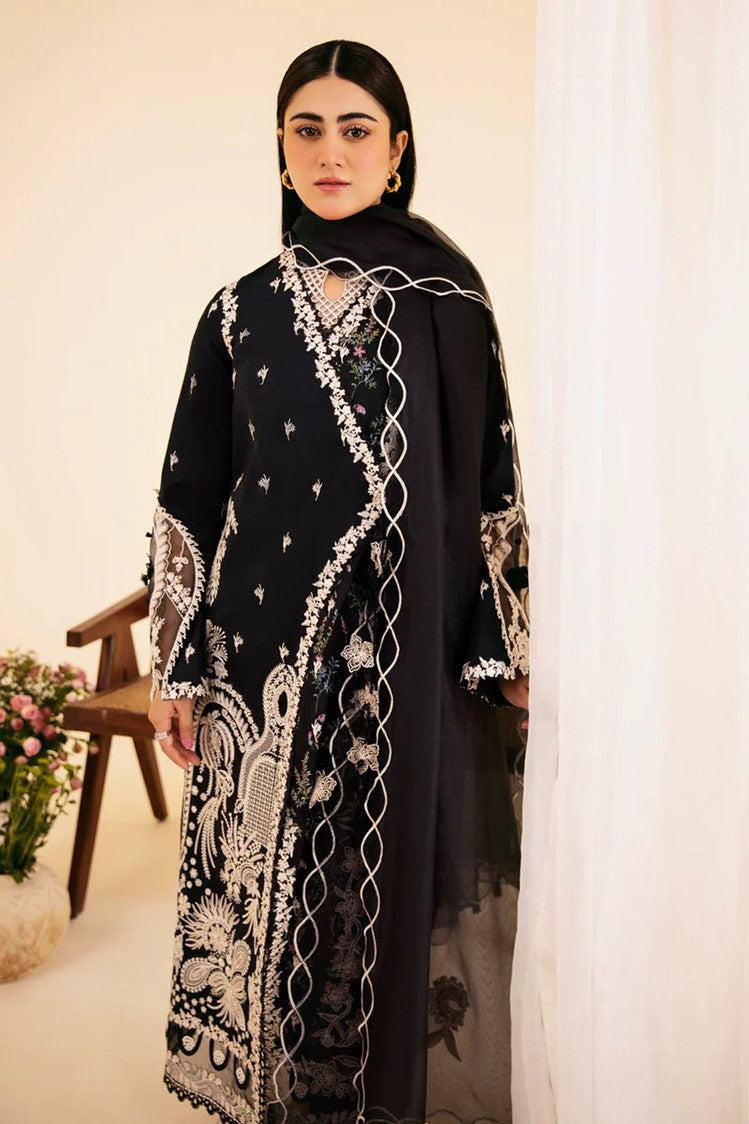 Picture of Qalamkar - SQ 03 MARWA Qlinekari Summer Lawn Collection - Available at Raja Sahib