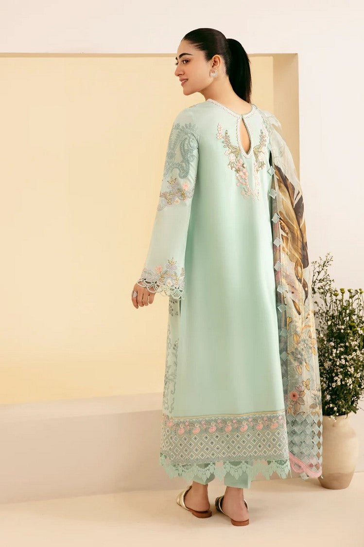 Picture of Qalamkar - SQ 06 AFROZEH Qlinekari Summer Lawn Collection - Available at Raja Sahib