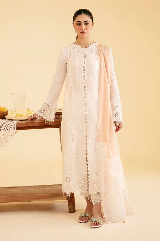 Picture of Qalamkar - SQ 07 CARMIN Qlinekari Summer Lawn Collection - Available at Raja Sahib