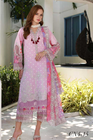CN4-15 Naranji Embroidered Lawn Collection Vol 2
