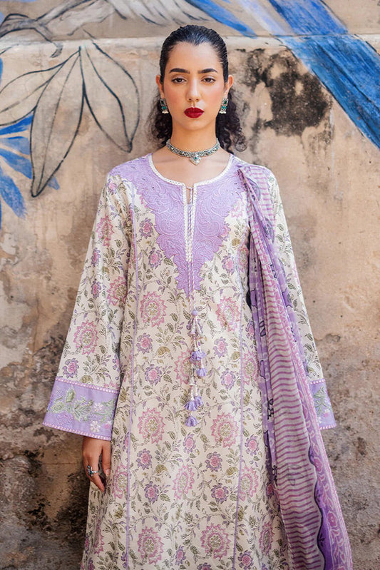 Picture of Roheenaz - RNB-02B Kiana Taneez Block Printed Lawn Collection - Available at Raja Sahib