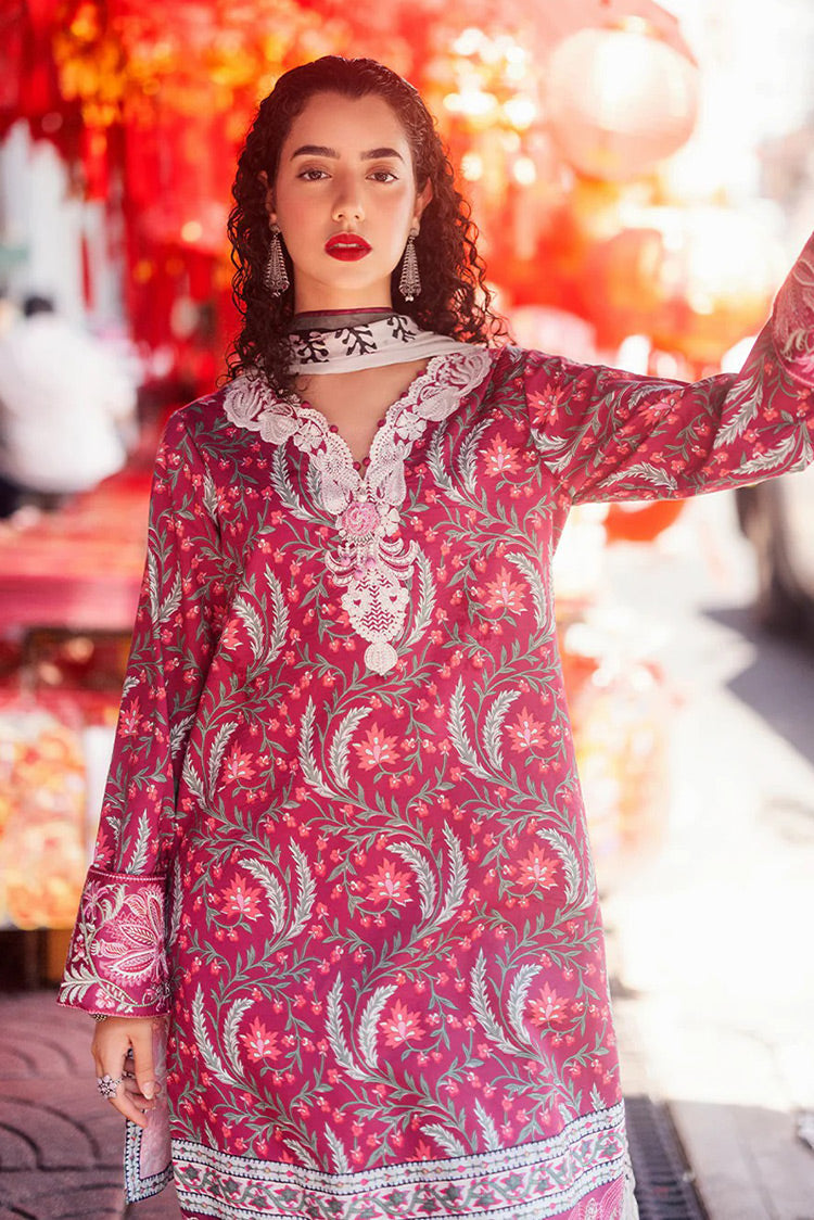 Picture of Roheenaz - RNB-08B Leyli Taneez Block Printed Lawn Collection - Available at Raja Sahib