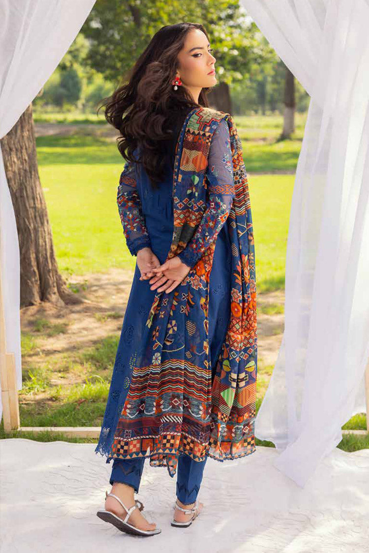 Picture of Muscari - MCC 412 Embroidered Chikankari Lawn Collection - Available at Raja Sahib