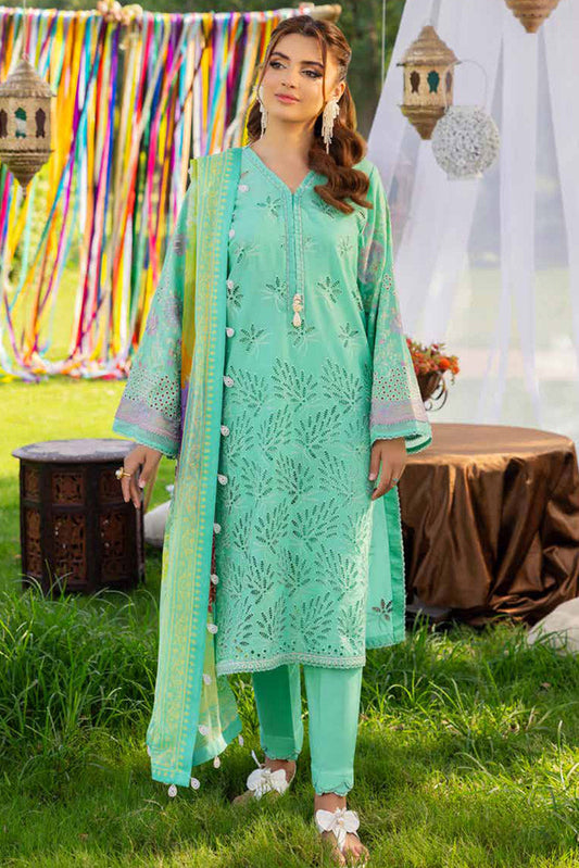 Picture of Muscari - MCC 413 Embroidered Chikankari Lawn Collection - Available at Raja Sahib