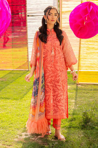 Picture of Muscari - MCC 414 Embroidered Chikankari Lawn Collection - Available at Raja Sahib