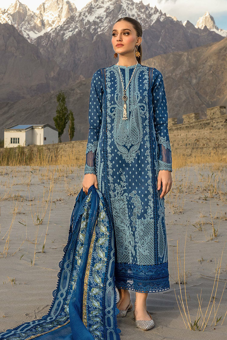 Picture of Crimson - 1B Cobalt Eid Lawn Collection - Available at Raja Sahib