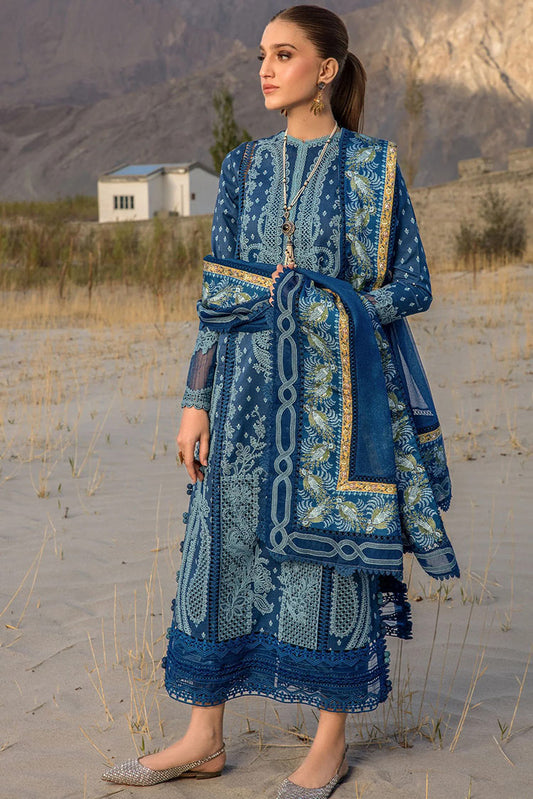 Picture of Crimson - 1B Cobalt Eid Lawn Collection - Available at Raja Sahib