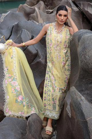 Crimson - 5A Topaz Yellow Eid Lawn Collection