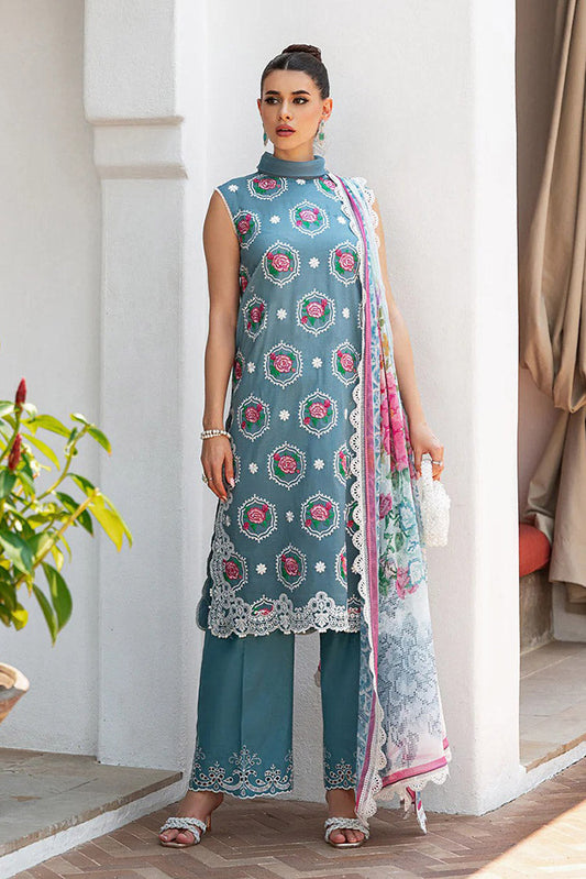 Picture of Saira Rizwan - SRLL2 24 09 AMAL Luxury Lawn Collection Vol 2 - Available at Raja Sahib