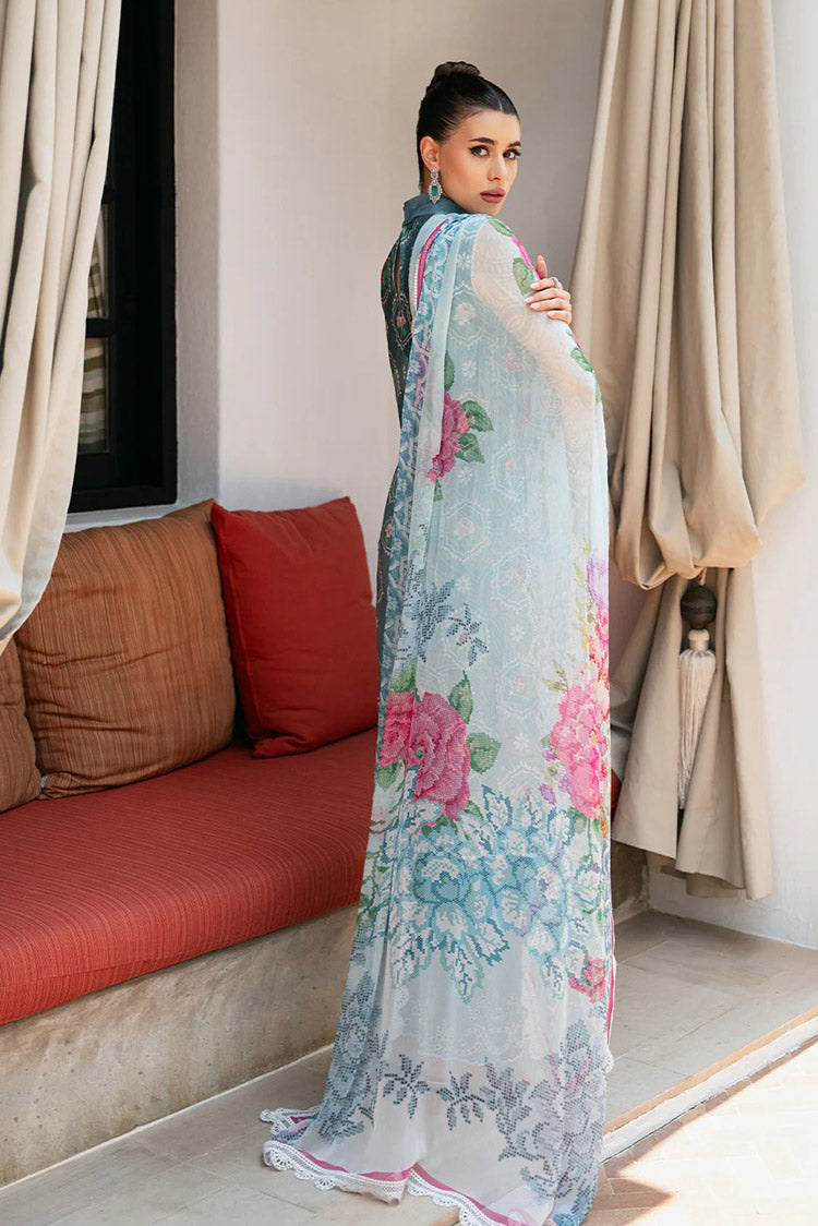 Picture of Saira Rizwan - SRLL2 24 09 AMAL Luxury Lawn Collection Vol 2 - Available at Raja Sahib