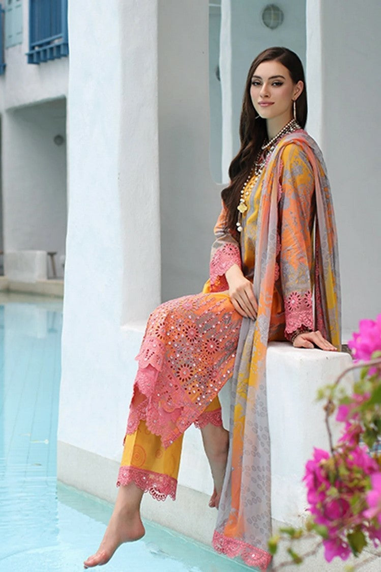 Picture of Charizma - CCH4-02 Combination Embroidered Printed Lawn Collection Vol 3 - Available at Raja Sahib