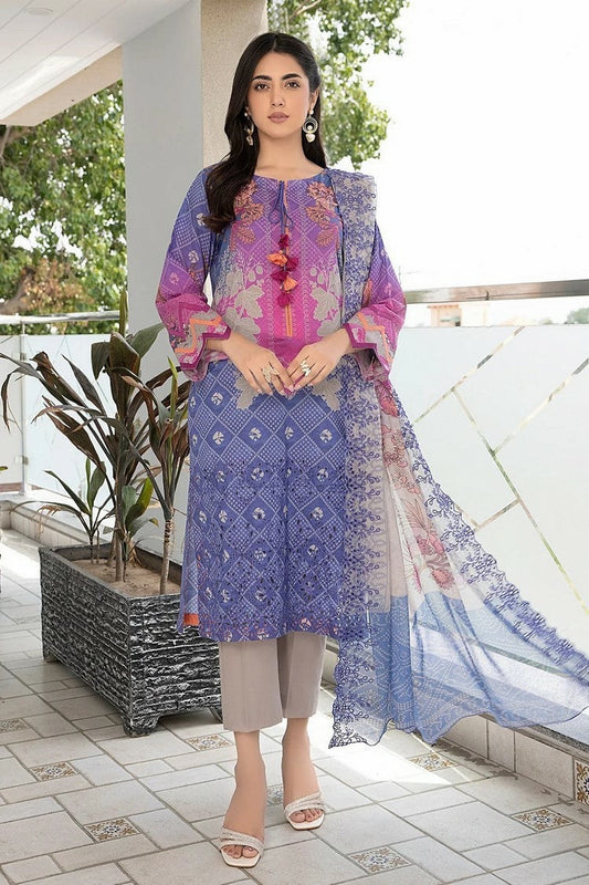 Picture of Charizma - CCH4-05 Combination Embroidered Printed Lawn Collection Vol 3 - Available at Raja Sahib