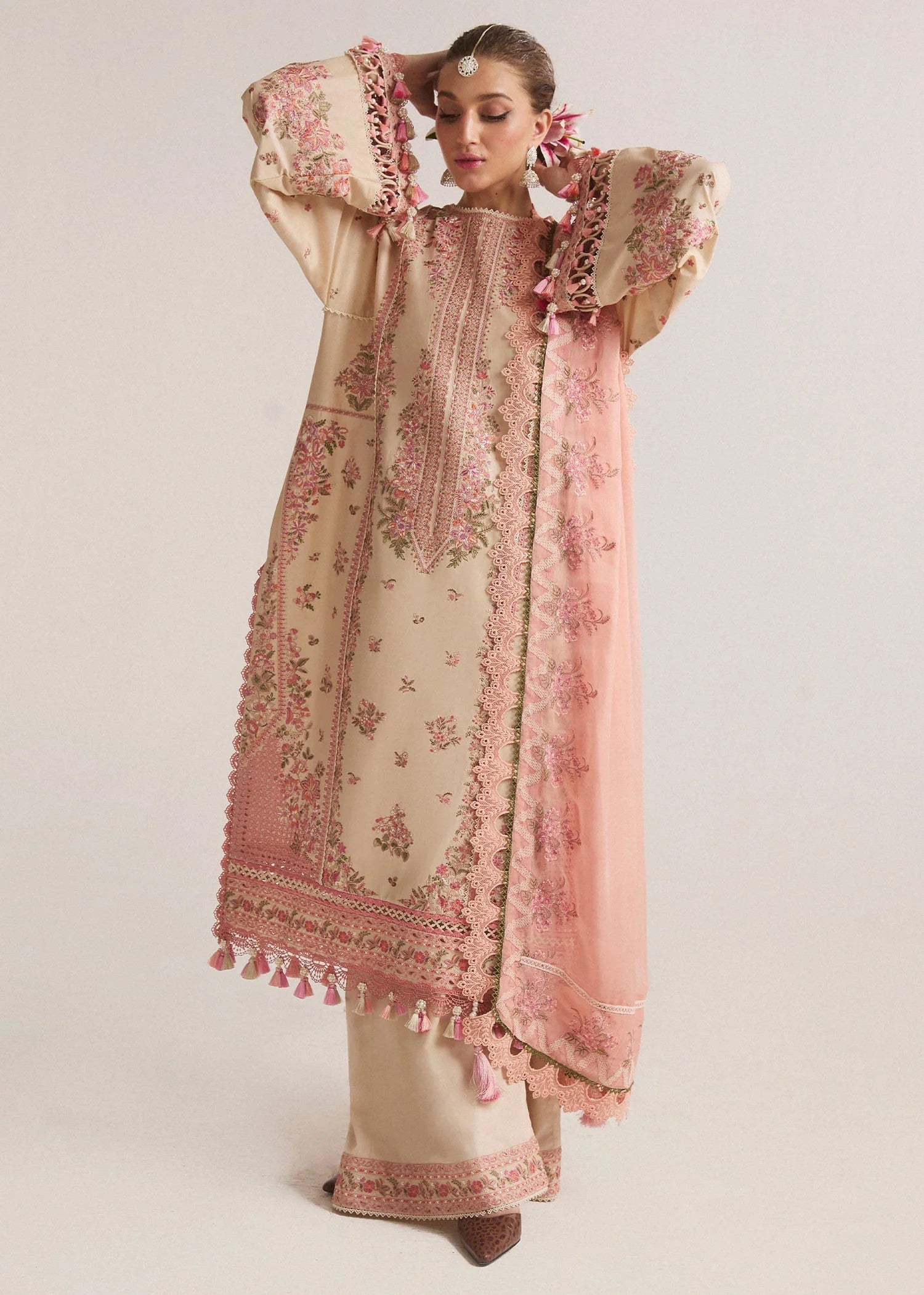 Picture of Hussain Rehar - 11 Stile Spring Summer Lawn Eid Edit - Available at Raja Sahib