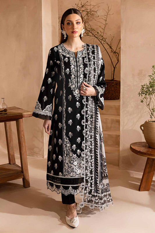 Picture of Nureh - NE-94 Koyal Monochrome Lawn Collection - Available at Raja Sahib