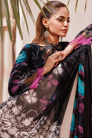 Picture of Charizma - CP4-63 C Prints Black Printed Lawn Edition Vol 7 - Available at Raja Sahib