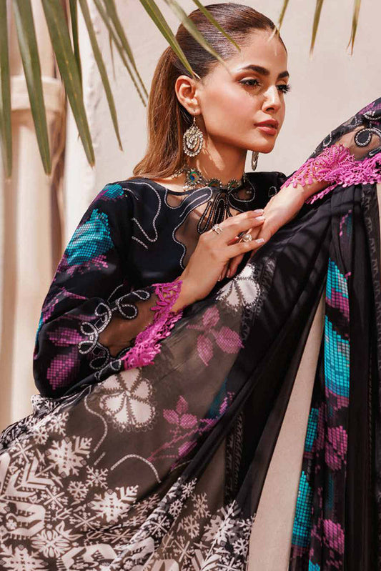 Picture of <!--nj-->Charizma - CP4-63 C Prints Black Printed Lawn Edition Vol 7 - Available at Raja Sahib