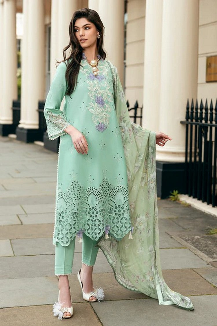 Picture of Mushq - HMC 10 Bristol Beauty Odyssey Hemline Luxury Lawn Collection Vol 2 - Available at Raja Sahib